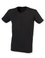 Heren T-shirt SFM Feel Good Stretch V-Neck Zwart